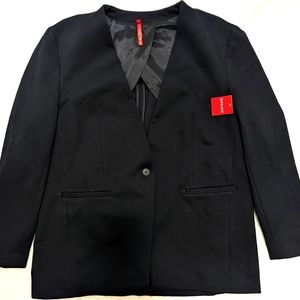 SPANX Perfect Collarless Blazer Black Sz XL NWT